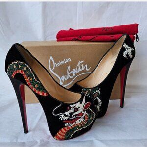Christian Louboutin Dragon Heels- Designer Heels -Luxury Heels